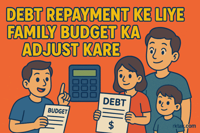 Debt Repayment Ke Liye Family Budget Adjust Karein